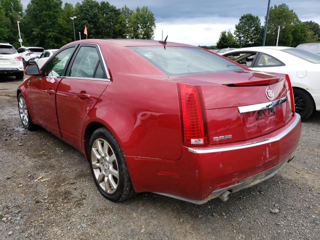 1G6DS57V080168052 - 2008 CADILLAC CTS HI FEA BURGUNDY photo 3