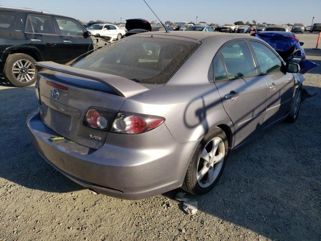 1YVHP84D165M18020 - 2006 MAZDA 6 S GRAY photo 4