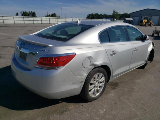 1G4GD5ER2CF296353 - 2012 BUICK LACROSSE P SILVER photo 4