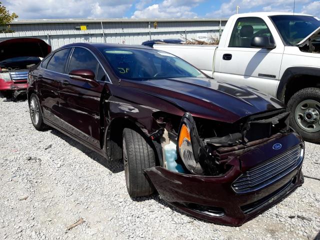 3FA6P0K91DR190601 - 2013 FORD FUSION TIT MAROON photo 9