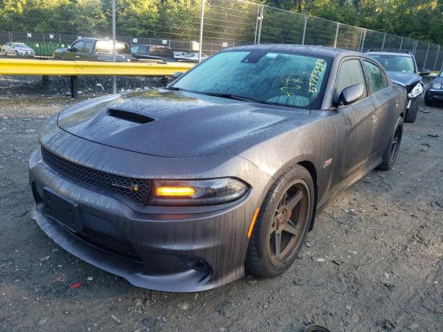 2C3CDXGJ4GH111735 - 2016 DODGE CHARGER R/ GRAY photo 2