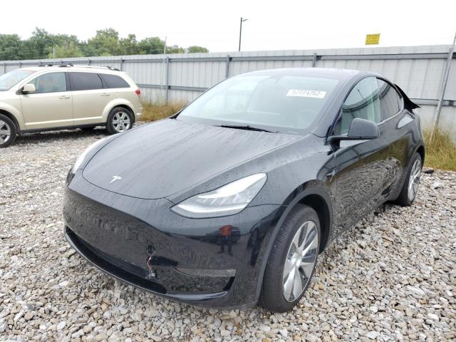 7SAYGDEE8NF329311 - 2022 TESLA MODEL Y Черный фото 2