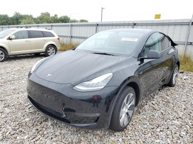 7SAYGDEE8NF329311 - 2022 TESLA MODEL Y BLACK photo 2