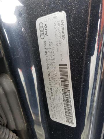 WAULL44E86N019082 - 2006 AUDI A8 4.2 QUA BLUE photo 10