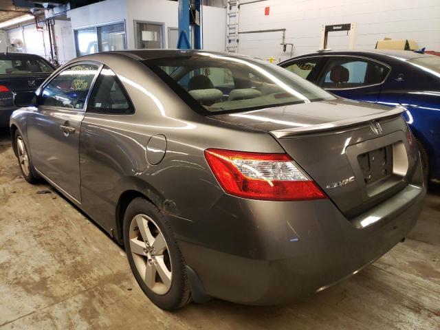 2HGFG11807H544814 - 2007 HONDA CIVIC EX GRAY photo 3