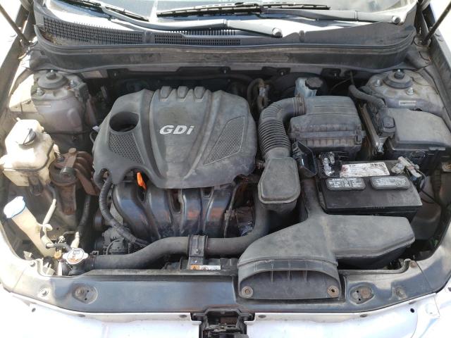 5NPEB4AC6DH689180 - 2013 HYUNDAI SONATA GLS SILVER photo 7