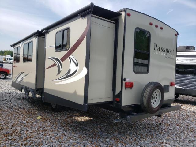 4YDT33524HT410145 - 2017 KEYSTONE PASSPORT BEIGE photo 3