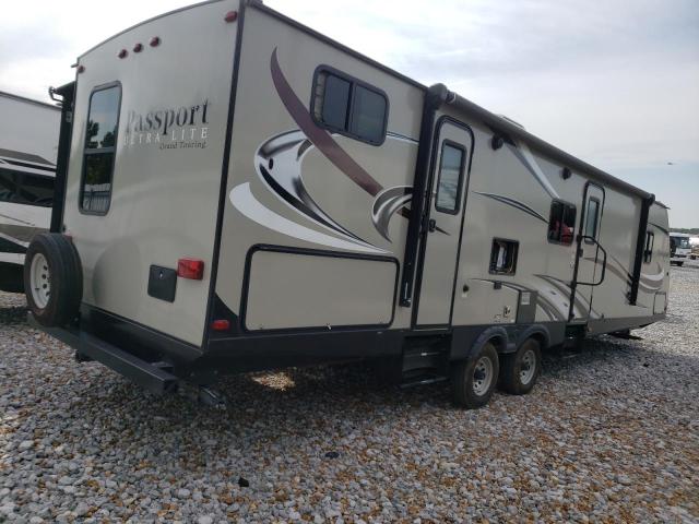 4YDT33524HT410145 - 2017 KEYSTONE PASSPORT BEIGE photo 4