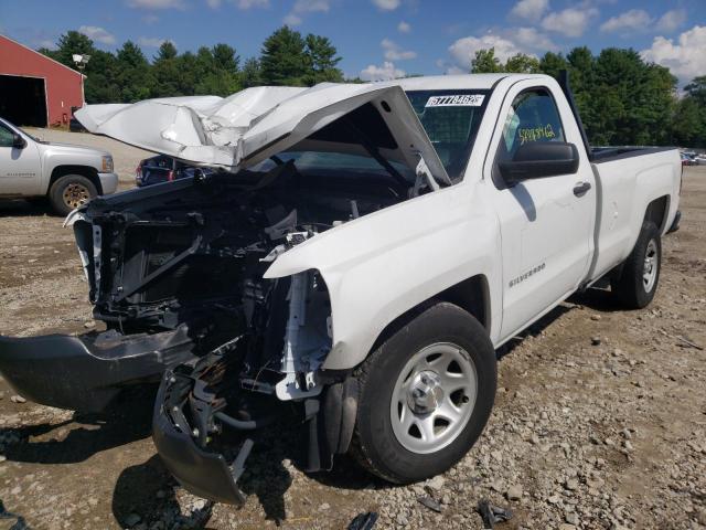 1GCNCNEHXJZ104453 - 2018 CHEVROLET SILVERADO WHITE photo 2