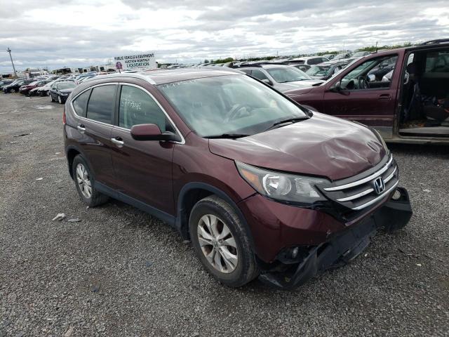 2HKRM4H96DH101915 - 2013 HONDA CR-V TOURI BURGUNDY photo 1