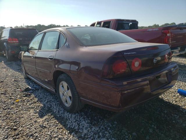 2G1WF55E9Y9135062 - 2000 CHEVROLET IMPALA MAROON photo 3