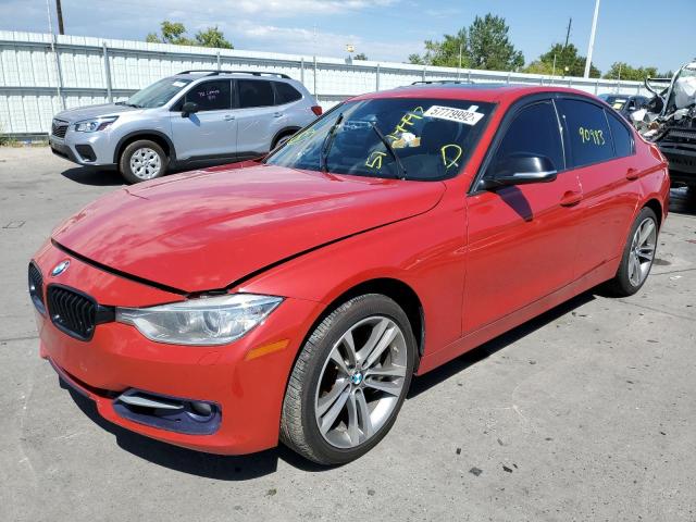 WBA3B9G53DNR89849 - 2013 BMW 335 XI RED photo 2
