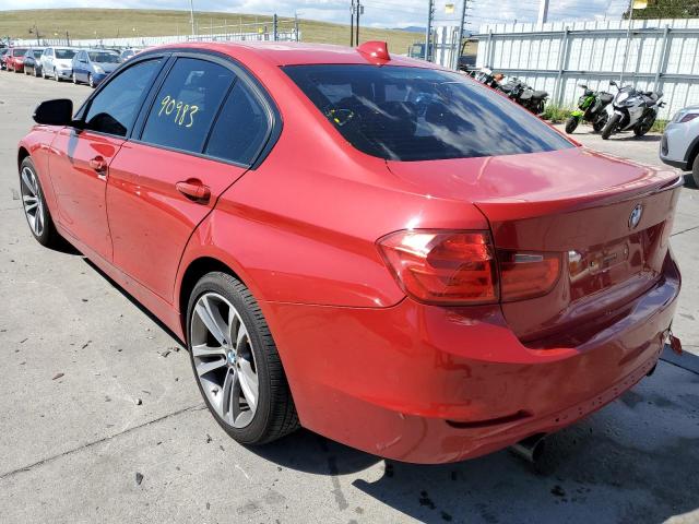 WBA3B9G53DNR89849 - 2013 BMW 335 XI RED photo 3