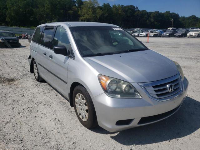 5FNRL3H20AB015722 - 2010 HONDA ODYSSEY LX SILVER photo 1