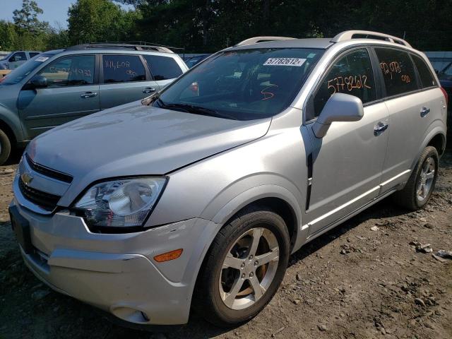 3GNAL3EK0ES510301 - 2014 CHEVROLET CAPTIVA LT SILVER photo 2