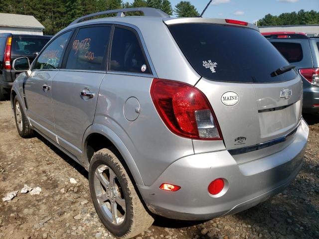 3GNAL3EK0ES510301 - 2014 CHEVROLET CAPTIVA LT SILVER photo 3