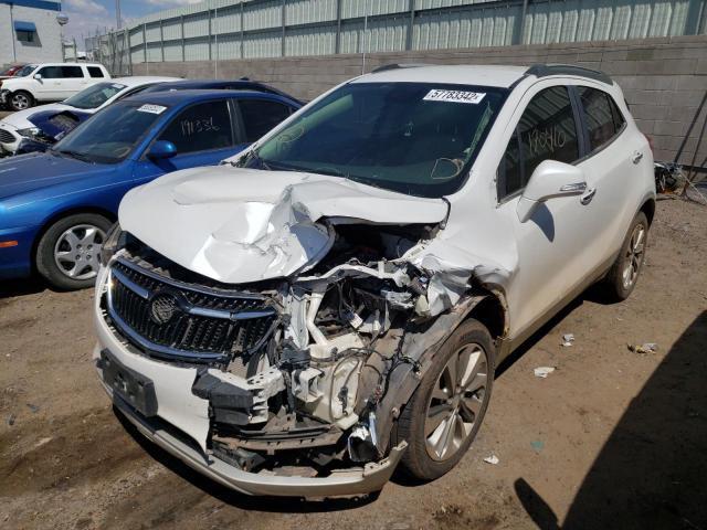 KL4CJASBXHB015971 - 2017 BUICK ENCORE PRE WHITE photo 2