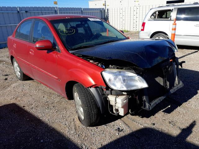 KNADH4A35B6930662 - 2011 KIA RIO BASE RED photo 1