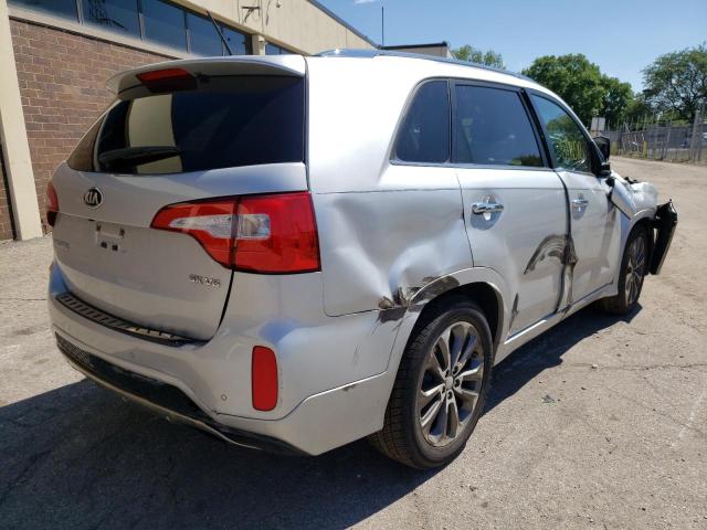 5XYKW4A75FG582206 - 2015 KIA SORENTO SX SILVER photo 4