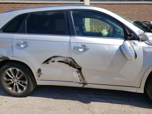 5XYKW4A75FG582206 - 2015 KIA SORENTO SX SILVER photo 9