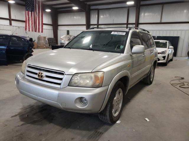 JTEDP21A040041584 - 2004 TOYOTA HIGHLANDER SILVER photo 2