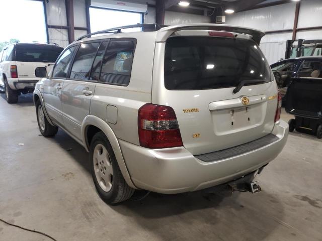 JTEDP21A040041584 - 2004 TOYOTA HIGHLANDER SILVER photo 3