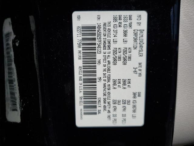 1A8HW58297F546123 - 2007 CHRYSLER ASPEN LIMI Qara foto 10