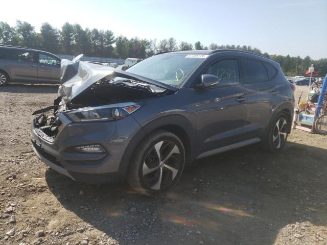 KM8J3CA2XJU634631 - 2018 HYUNDAI TUCSON VAL GRAY photo 2