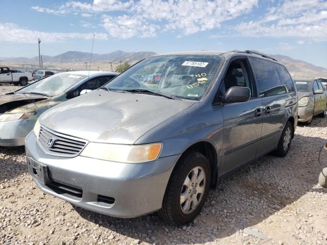 2HKRL18501H545382 - 2001 HONDA ODYSSEY LX BLUE photo 2