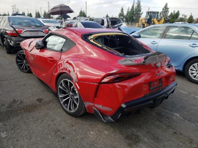 WZ1DB2C0XMW042084 - 2021 TOYOTA SUPRA RED photo 3