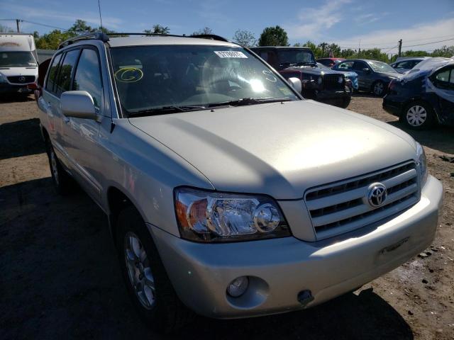 JTEEP21A450076683 - 2005 TOYOTA HIGHLANDER SILVER photo 1