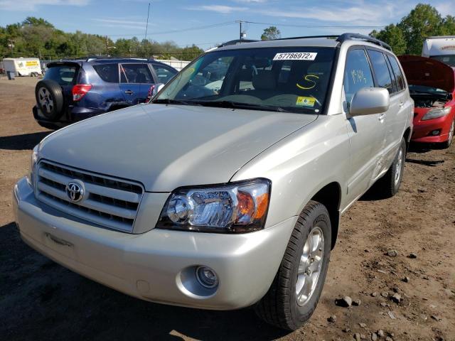 JTEEP21A450076683 - 2005 TOYOTA HIGHLANDER SILVER photo 2