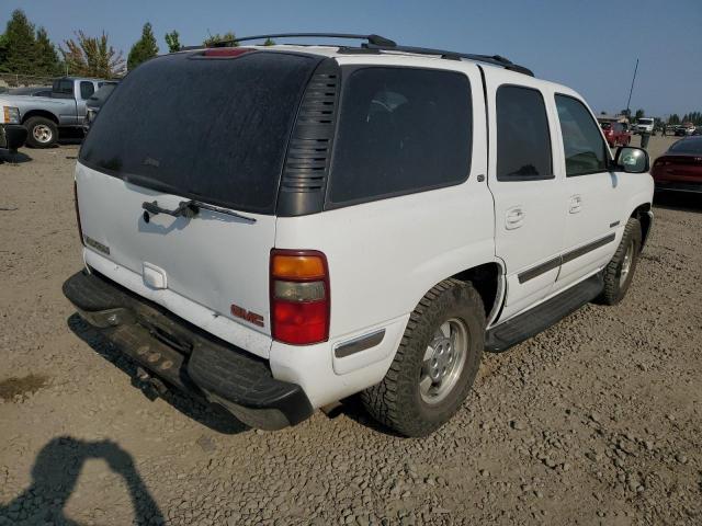 1GKEK13T21R171684 - 2001 GMC YUKON SLE WHITE photo 4