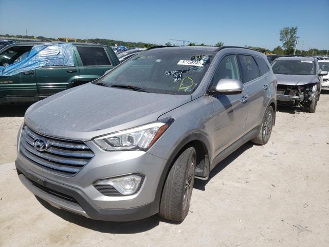 KM8SR4HF9FU115644 - 2015 HYUNDAI SANTA FE G GRAY photo 2