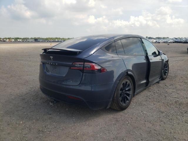 5YJXCDE29HF059617 - 2017 TESLA MODEL X GRAY photo 4