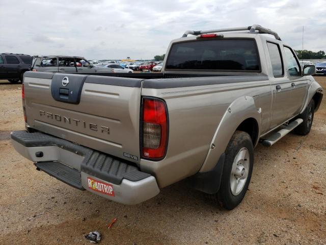 1N6ED29X02C393373 - 2002 NISSAN FRONTIER C BEIGE photo 4