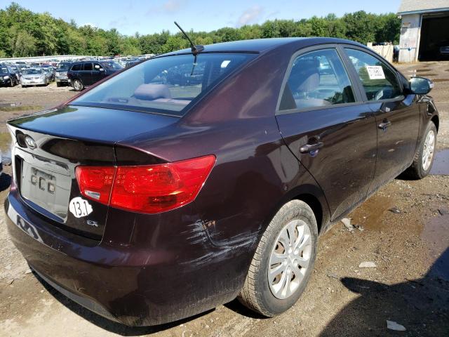 KNAFU4A28A5301431 - 2010 KIA FORTE EX MAROON photo 4