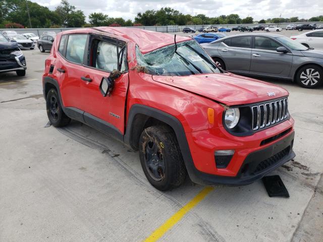 ZACNJAAB0KPK44850 - 2019 JEEP RENEGADE S RED photo 1