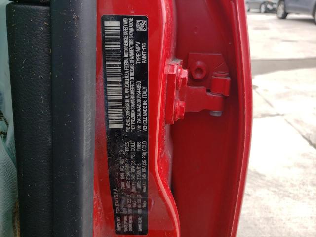 ZACNJAAB0KPK44850 - 2019 JEEP RENEGADE S RED photo 10