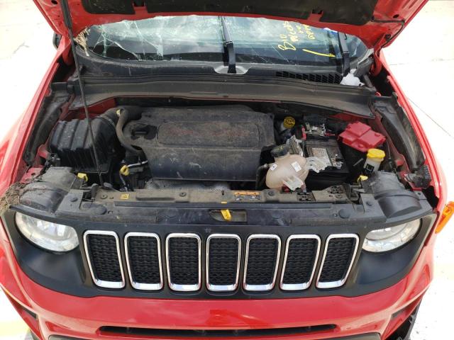 ZACNJAAB0KPK44850 - 2019 JEEP RENEGADE S RED photo 7