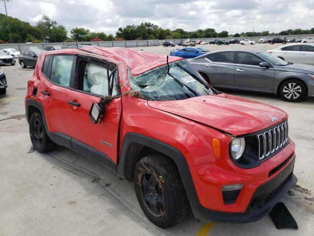 ZACNJAAB0KPK44850 - 2019 JEEP RENEGADE S RED photo 9