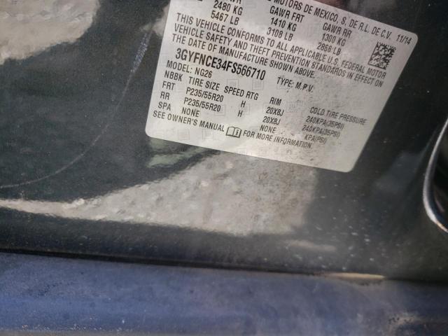 3GYFNCE34FS566710 - 2015 CADILLAC SRX PERFOR 灰色 照片 10