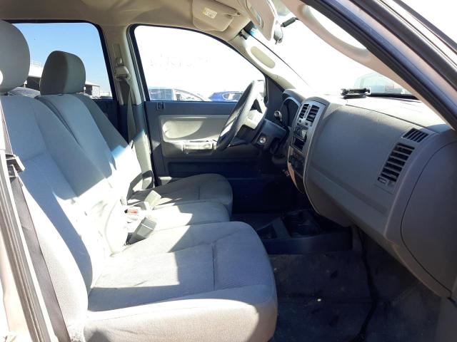 1D7HE48N76S640673 - 2006 DODGE DAKOTA QUA GRAY photo 5