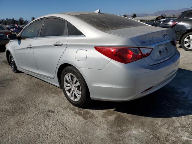 5NPEB4AC0CH313699 - 2012 HYUNDAI SONATA GLS SILVER photo 3