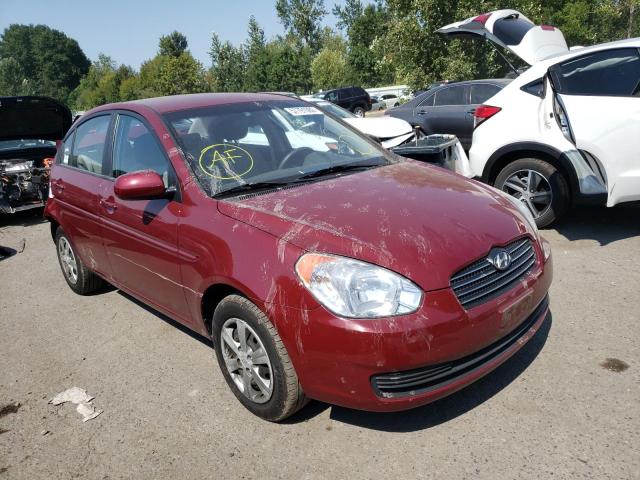 KMHCN4AC3AU516437 - 2010 HYUNDAI ACCENT BURGUNDY photo 1