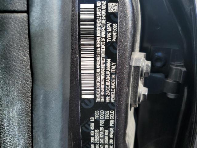 ZACCJBAB4JPJ44844 - 2018 JEEP RENEGADE S Grafit foto 10