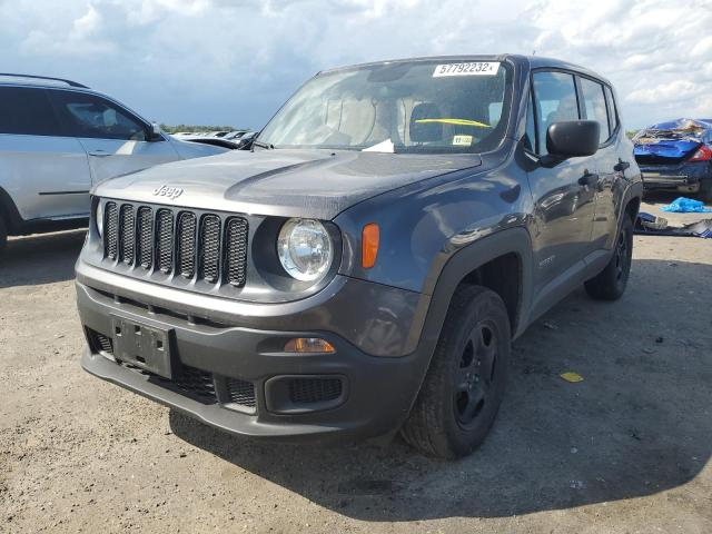 ZACCJBAB4JPJ44844 - 2018 JEEP RENEGADE S CHARCOAL photo 2