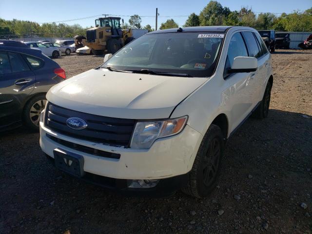 2FMDK49C47BA72453 - 2007 FORD EDGE SEL P WHITE photo 2