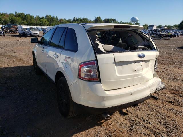 2FMDK49C47BA72453 - 2007 FORD EDGE SEL P WHITE photo 3