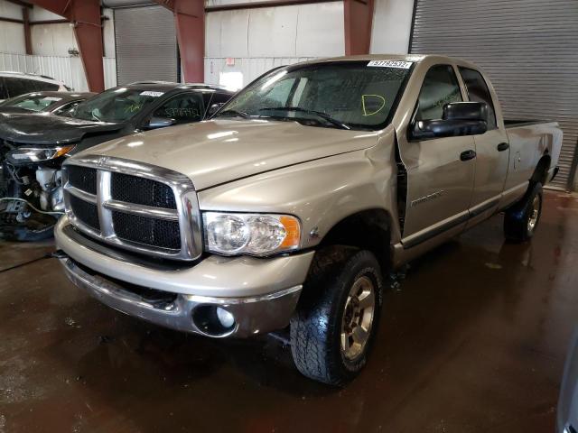 3D7KS28C95G729491 - 2005 DODGE RAM 2500 S Ոսկեգույն լուսանկար 2